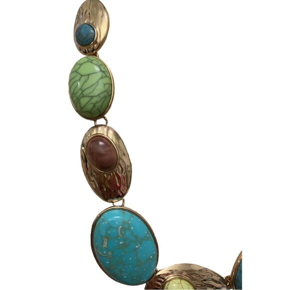 Chico’s multi stone necklace. NWOT - Picture 2 of 4